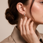 Trinity Hoop Earrings
