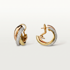 Trinity Pavé Diamonds Earrings