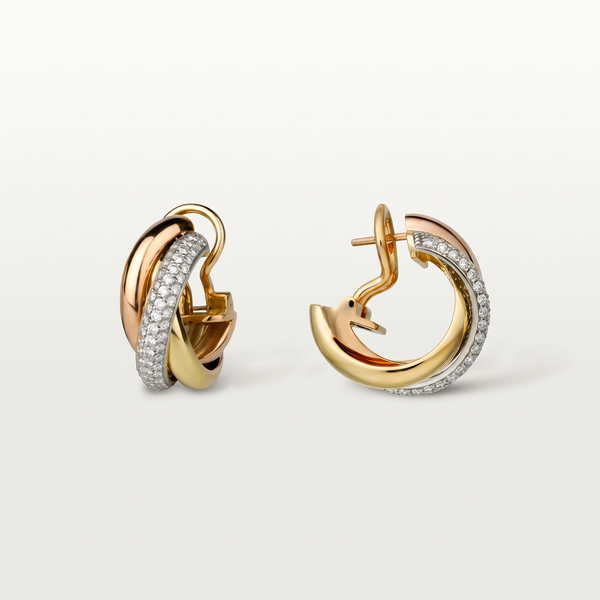 Trinity Pavé Diamonds Earrings