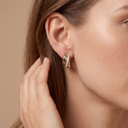 Trinity Pavé Diamonds Earrings