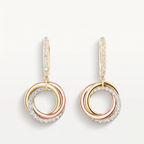 Trinity Pavé Drop Earrings