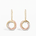 Trinity Pavé Drop Earrings