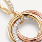 Trinity Pavé Drop Earrings