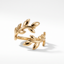 Vine Bypass Leaf Cuff Ring