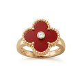 Vintage Alhambra Carnelian Ring