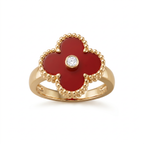 Vintage Alhambra Carnelian Ring