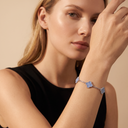 Vintage Alhambra Chalcedony Clover 5 Motifs Bracelet