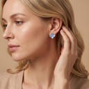 Vintage Alhambra Chalcedony Clover Earrings