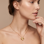 Vintage Alhambra Fluted Clover 1 Motifs Necklace