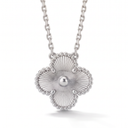 Vintage Alhambra Fluted Clover 1 Motifs Necklace