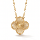 Vintage Alhambra Fluted Clover 1 Motifs Necklace