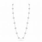 Vintage Alhambra  Fluted Clover 20 Motifs Long Necklace