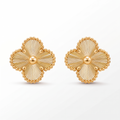 Vintage Alhambra Fluted Clover Earrings