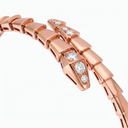 Serpenti Coiled Half-pavé Bracelet