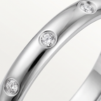 Wedding 3 Diamonds Band Ring