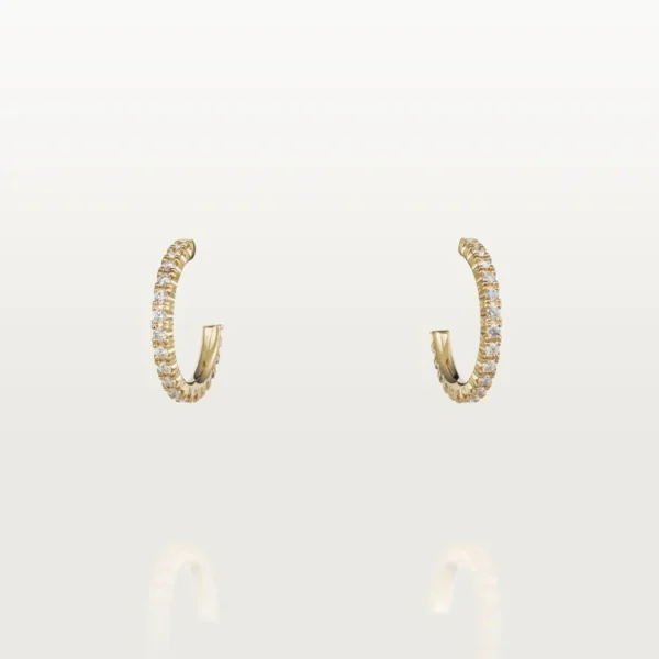 Gold Whisper of Shine – Sleek Petite Hoop Earrings for Effortless Glamour