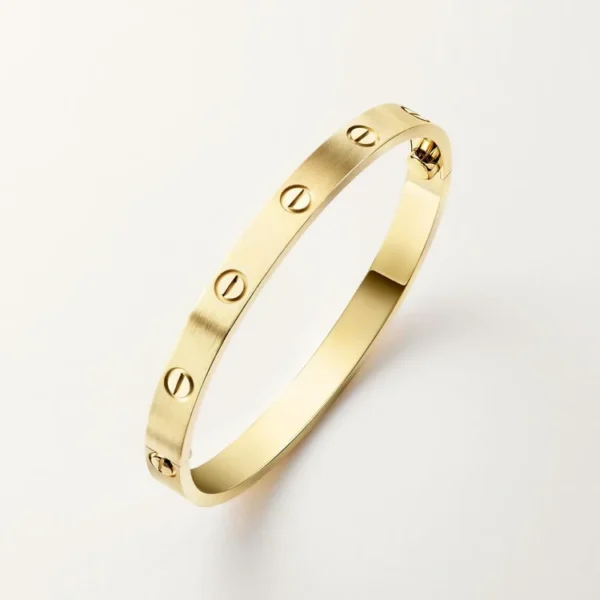 Luxury Minimalist Yellow Screw bracelet with Exquisite Craftsmanship