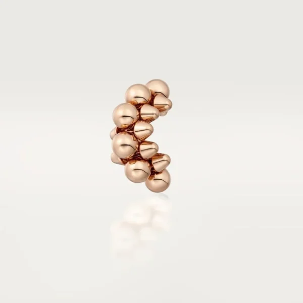 Pink Gold Earrings That Frame Power Grace and Sculpted Beauty, extra-large model