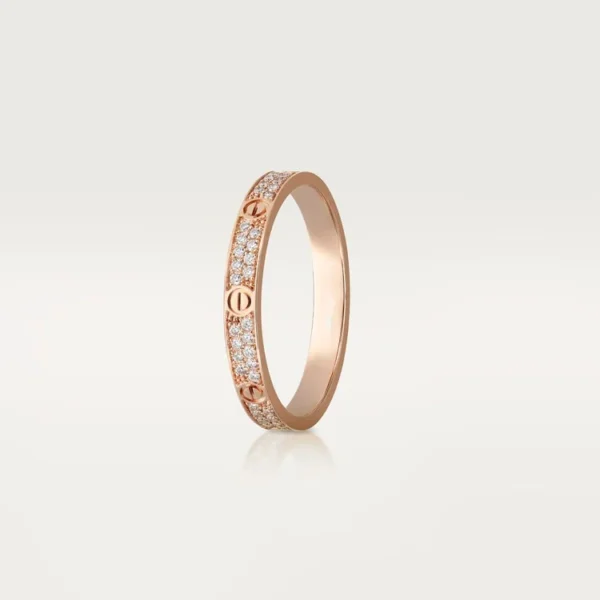 Pink Gold Serenade – A Ring of Sparkling Vows, mini model