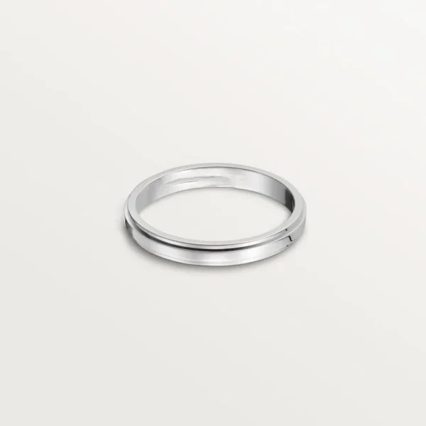 Platinum Gold Flow of Harmony – The Language of Simplicity and Beauty, 2.5 mm width