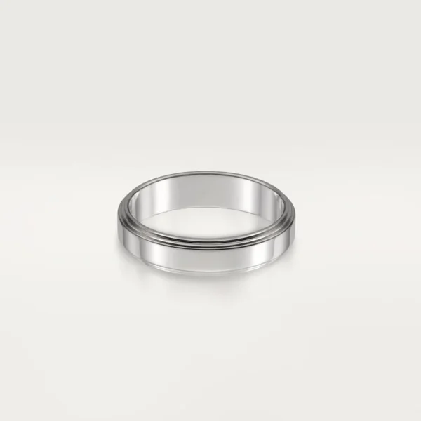 Platinum Gold Flow of Harmony – The Language of Simplicity and Beauty, 5 mm width