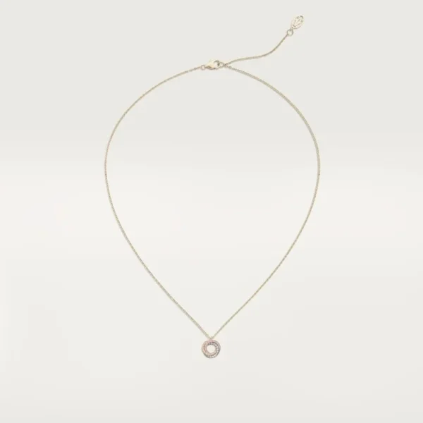 Timeless Orbit – Simple Gold Necklace with Celestial Circle of Light