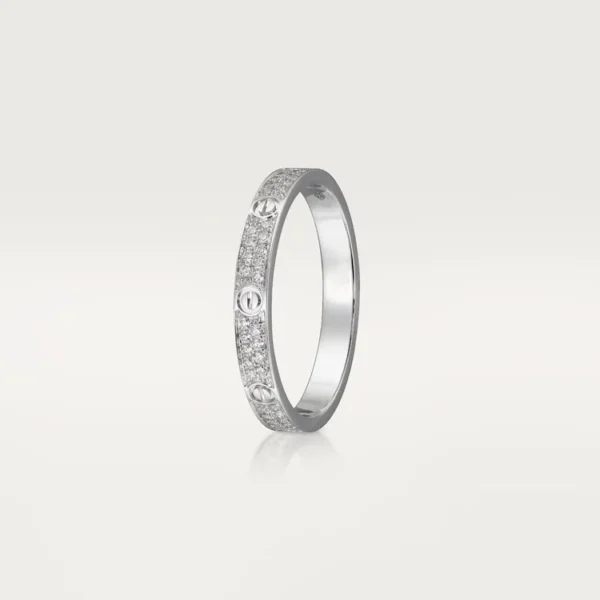 White Gold Serenade – A Ring of Sparkling Vows, mini model