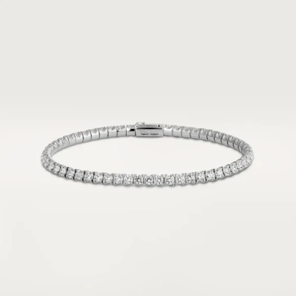 White Gold snowflare bracelets with Glimmer Frost Link