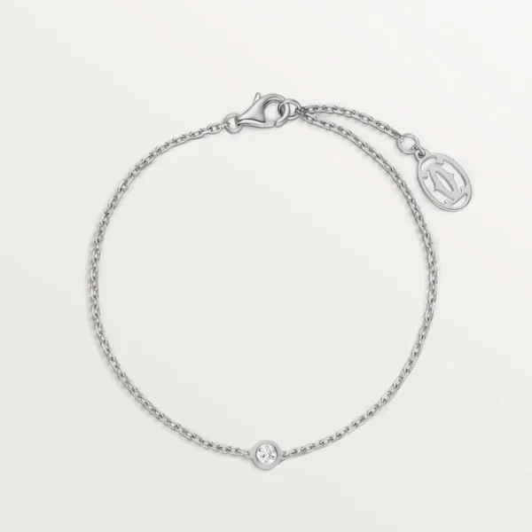 White Gold TwinkleVelvet with Crystal Dot, Mini model