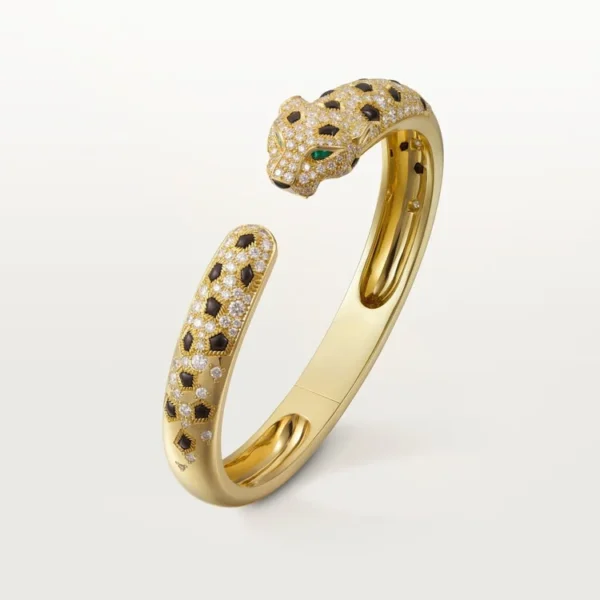 Gold Bracelet of the Panther Queen - Sparkle Touch, Medium model