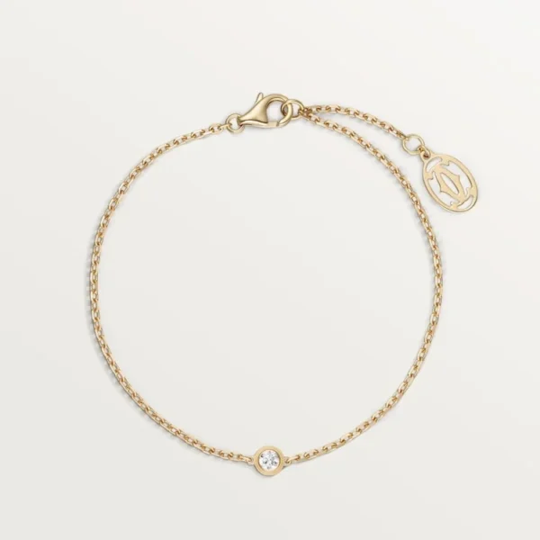 Gold TwinkleVelvet with Crystal Dot, Small model