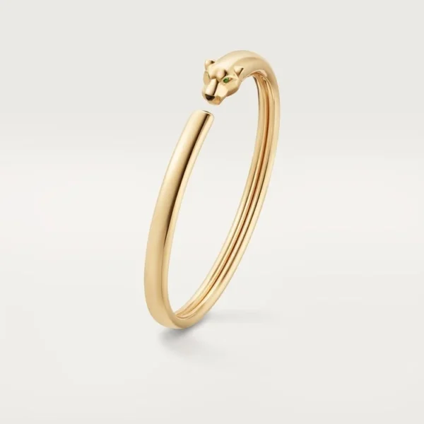 Gold Bracelet of the Panther Queen - Eye Gemstones, Small model