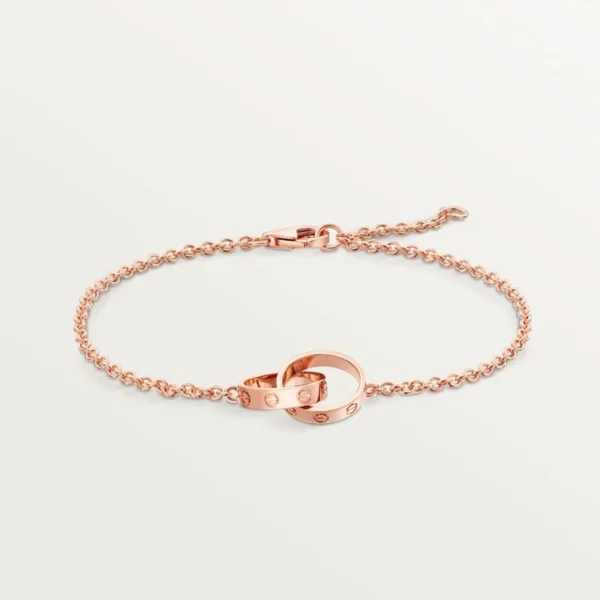 Pink Gold Rings of Shared Destiny – Romantic Promise Style