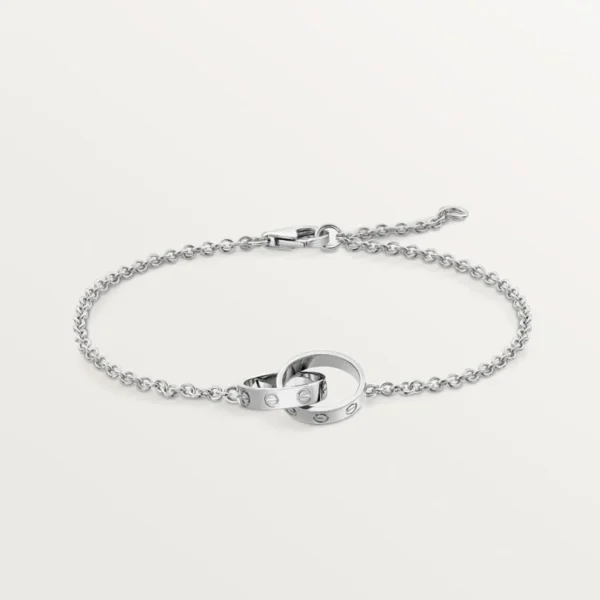 White Gold Rings of Shared Destiny – Romantic Promise Style