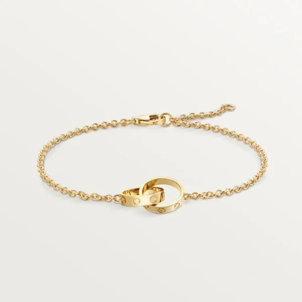Yellow Gold Rings of Shared Destiny – Romantic Promise Style
