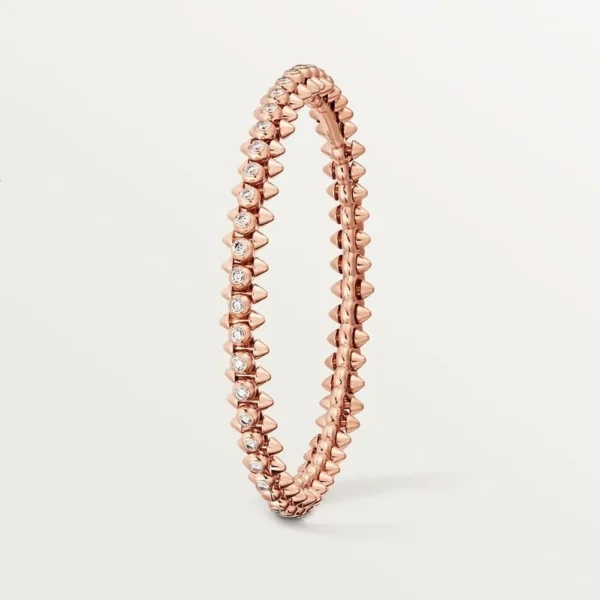Clash Pyramid Studs Rose Gold Tone Bracelet Gift Ideas For Hers