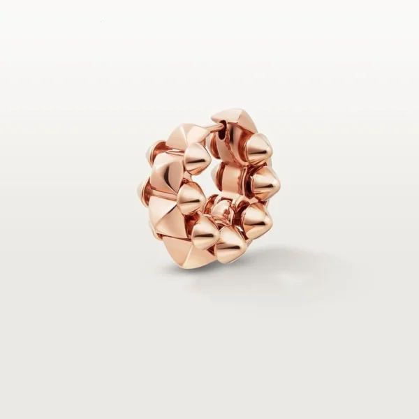 Clash Rose Gold Tone Earrings Unisex Earrings Best Present Ideas