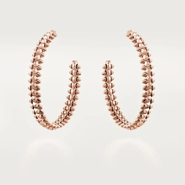 Clash Rose Gold Tone Earrings Women's Earrings Best Present Ideas For Womens