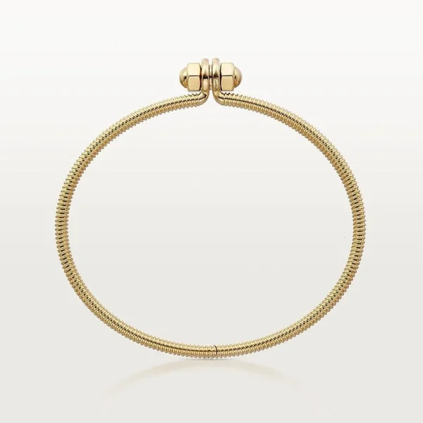Ecrou Bold Design Bracelet Yellow Gold Tone Jewelry Gift Ideas