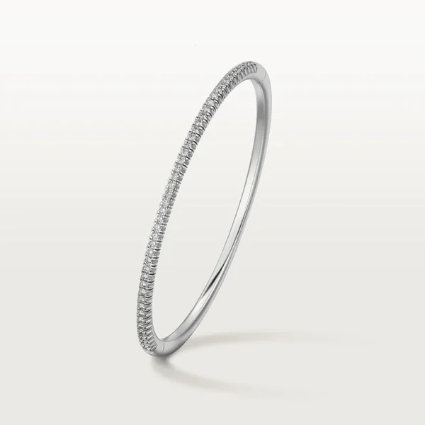 Etincelle Bracelet White Gold Tone With Sparkling Stone Best Gift Ideas For Yourself