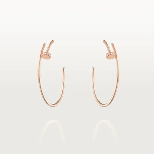 Juste Rose Gold Tone Hoop Earrings Gift Ideas For Her