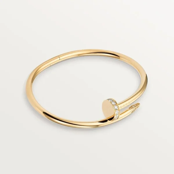 Juste Un Clou Yellow Gold Tone Bracelet Classic Design Unisex Jewelry Ideas