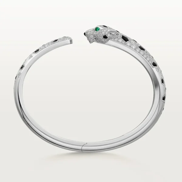 Leopard Panthere White Gold Tone With Sparkling Stone Jewelry Ideas