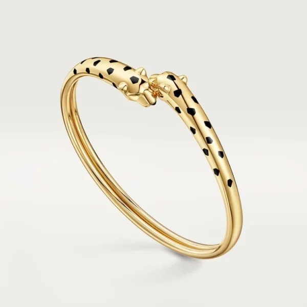 Leopard Yellow Gold Tone Panthere Bracelet Best Gift Ideas For Yourself