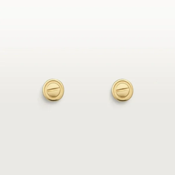 Merfast Love Stud Yellow Gold Tone Earrings Best Gift For Her