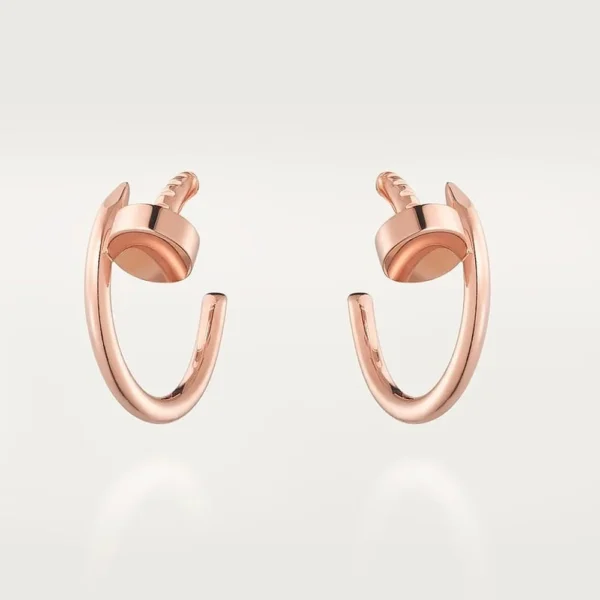 Rose Gold Tone Earrings Hoop Earrings Best Gift For Her