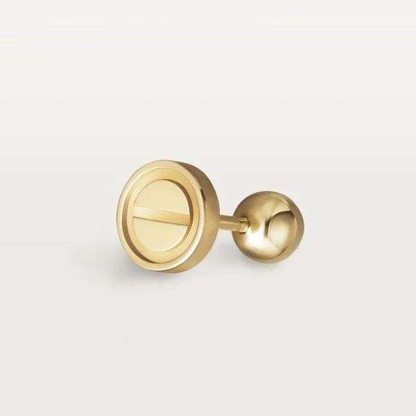 Yellow Gold Tone Love Single Earring Best Gift Ideas For Women