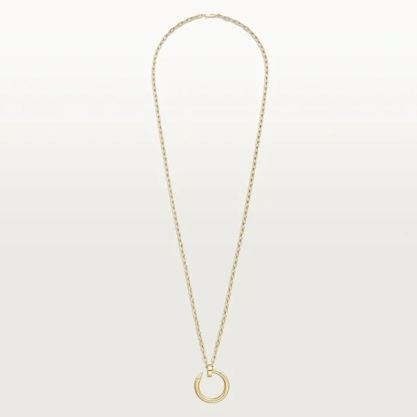 Juste Un Clou Long Necklace Yellow Gold Tone Jewelry Gift Ideas