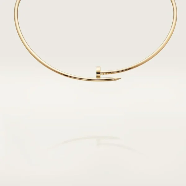 Juste Un Clou Nail Necklace Yellow Gold Tone Bold Design Jewelry Gift Ideas
