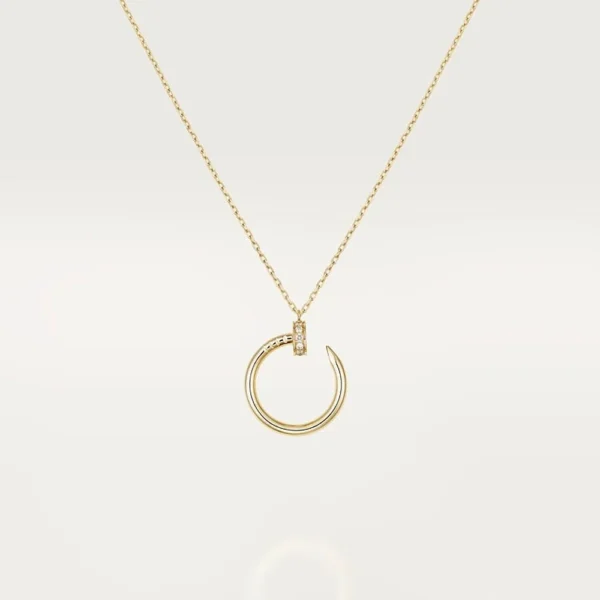 Juste Un Clou Necklace Yellow Gold Tone Jewelry Gift Ideas